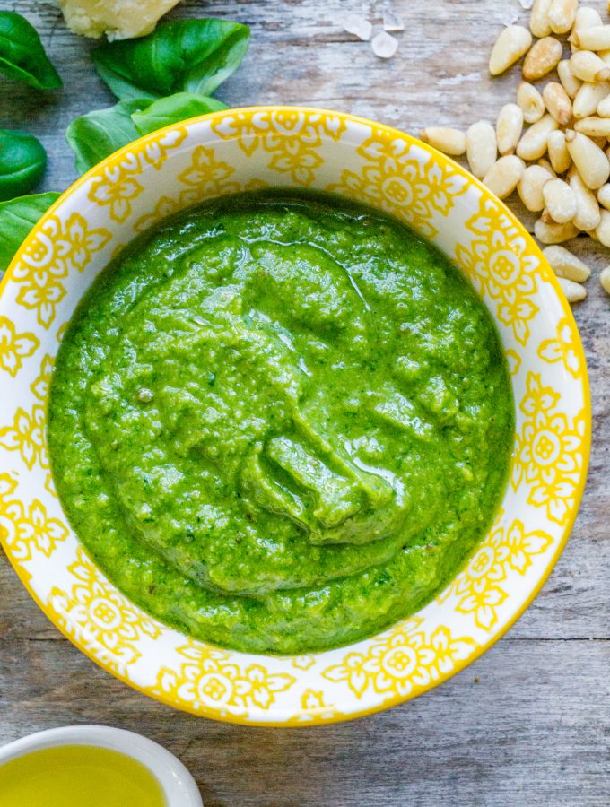 Grundrezept für Basilikumpesto