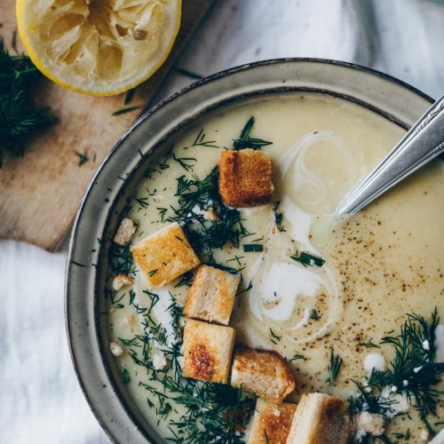 Selleriesuppe mit Estragon und Croutons - Klara`s Life