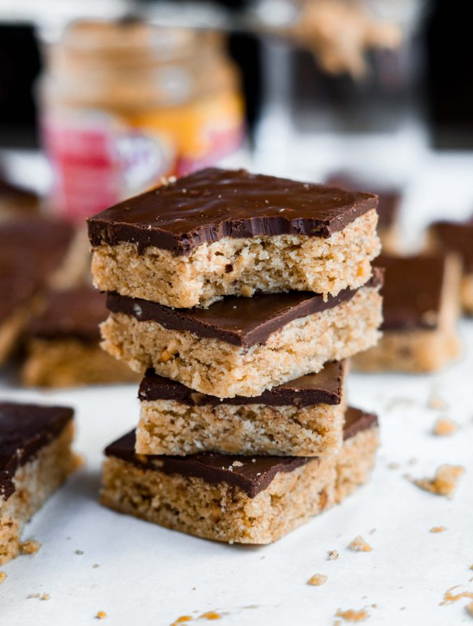 Erdnussbutter Schokoladen Bars