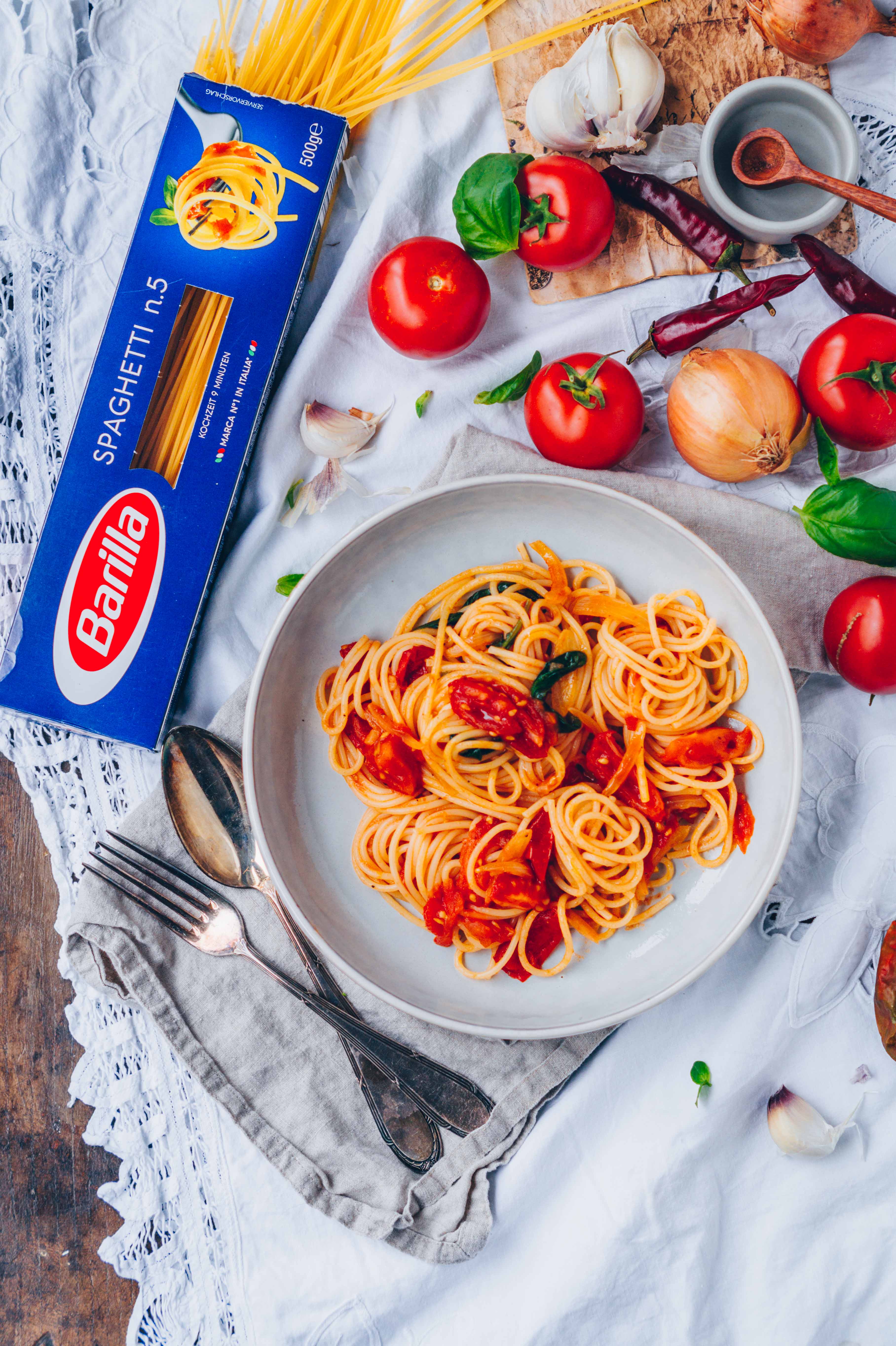 Worldpastaday Spaghetti Pomodoro With Barilla Ad Klara S Life