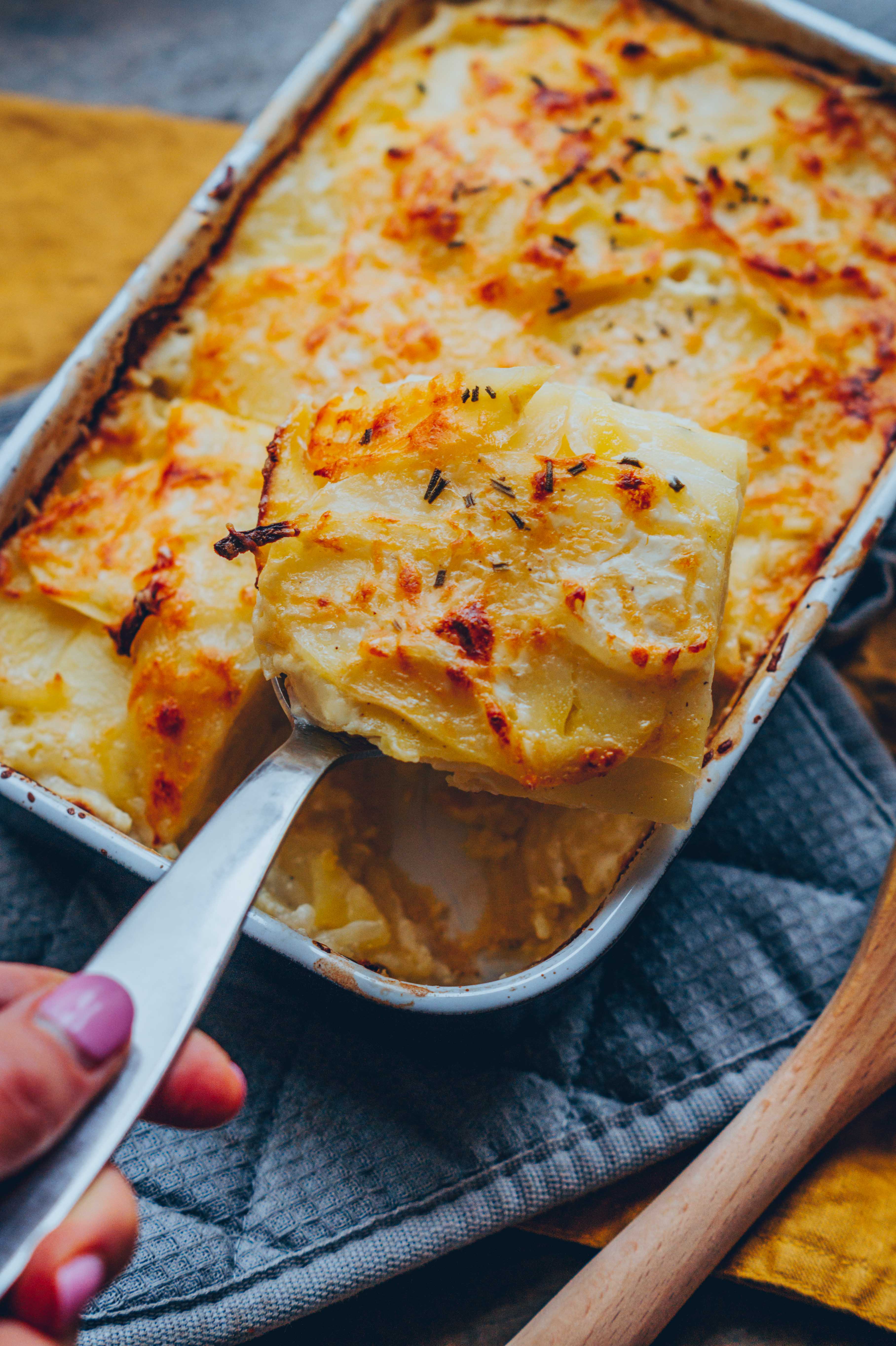 Kartoffelgratin Rezept | einfach und vegan - Klara`s Life