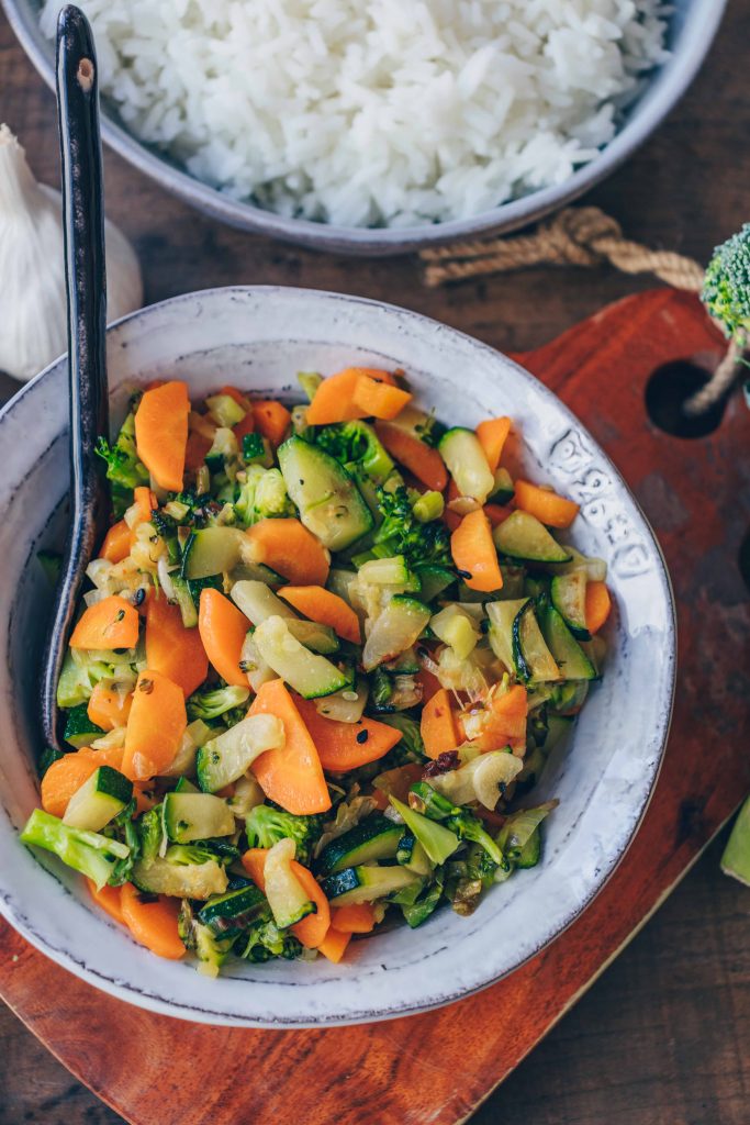 Easy Fried Rice with vegetables . 30 Minutes Recipe - Klara`s Life