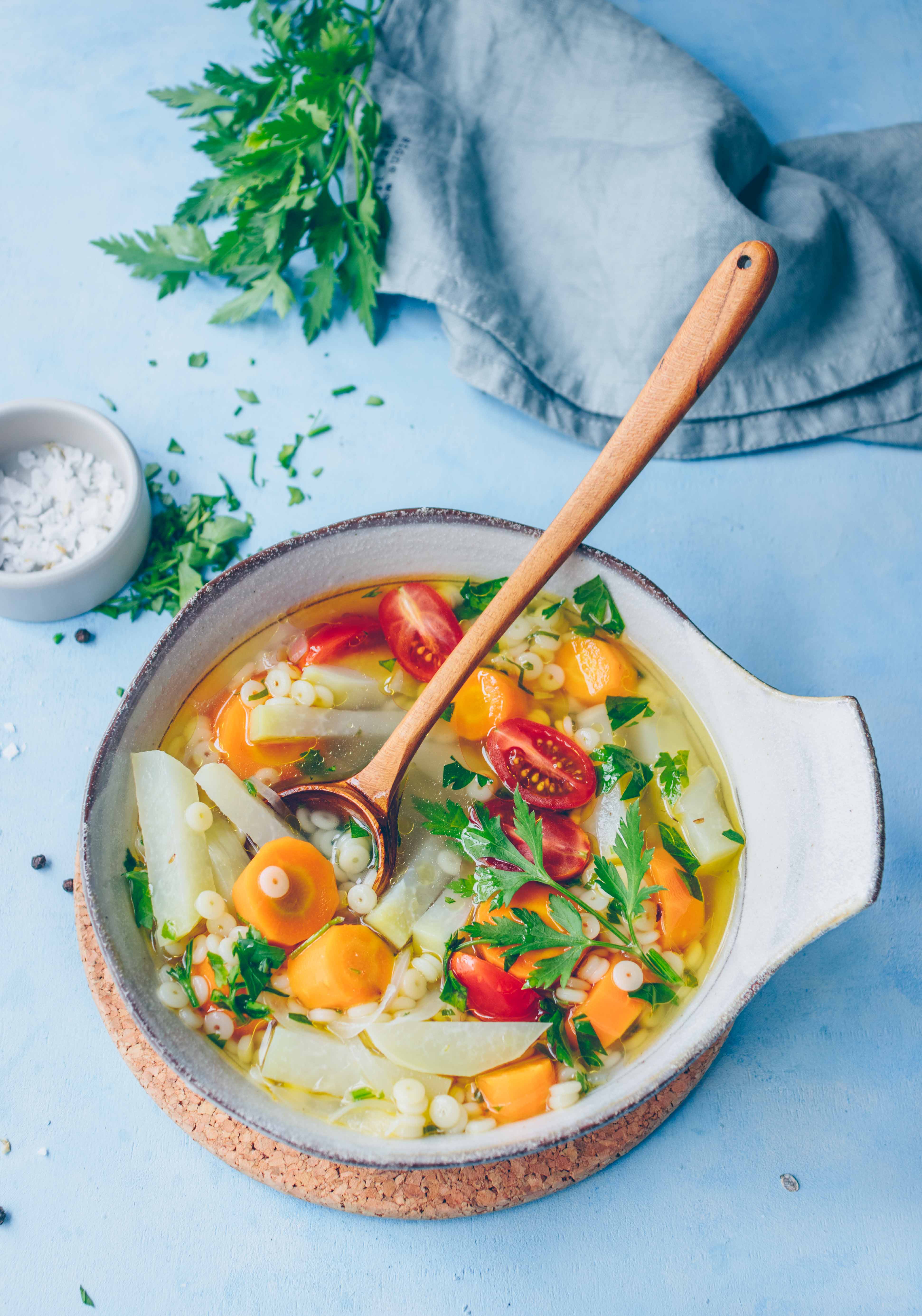 Garden vegetable soup