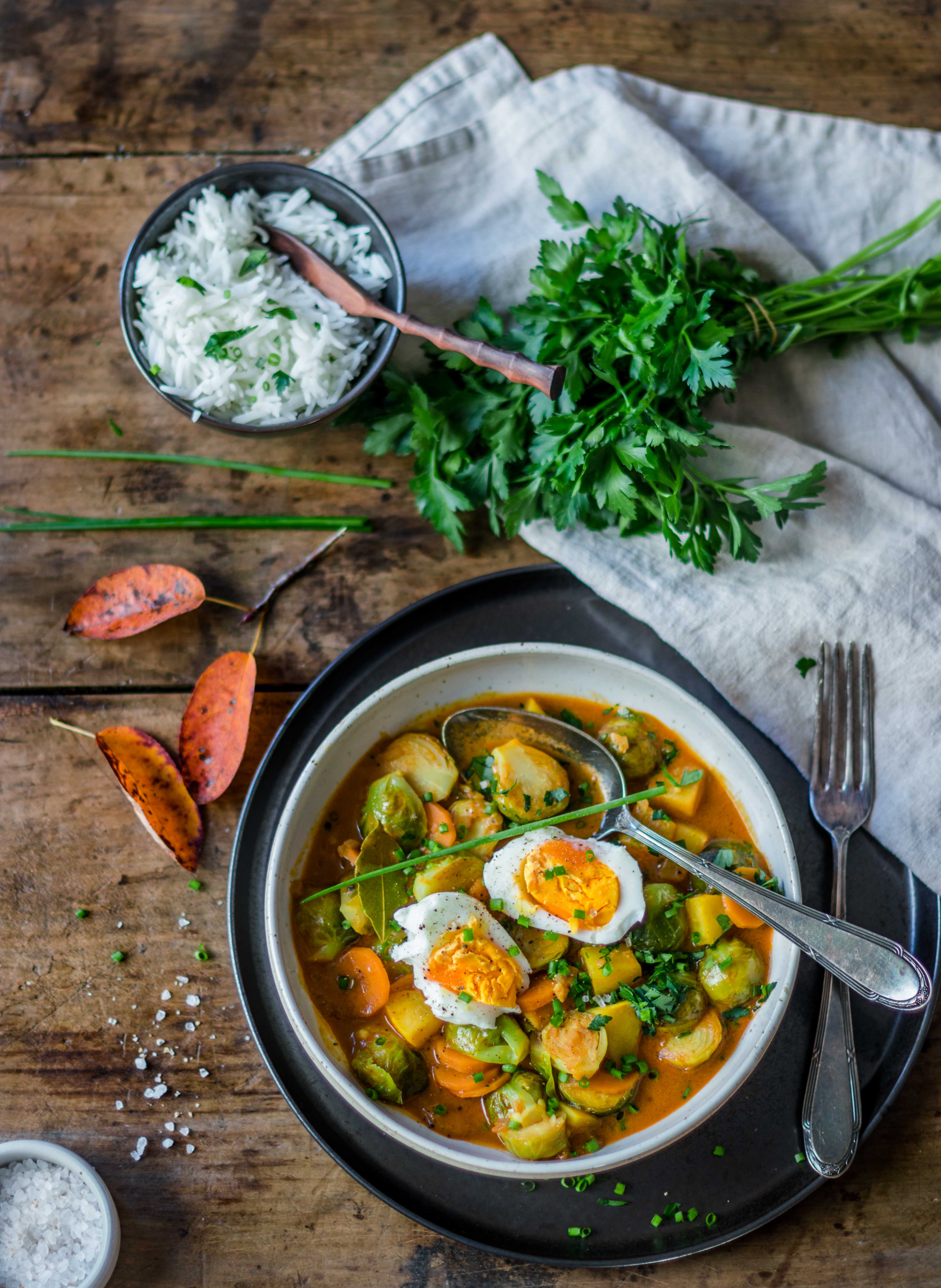 Brussels Sprouts Pumpkin Curry