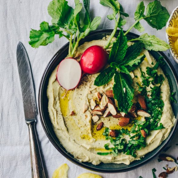 Split pea hummus easy and delicious side dishes Klara`s Life