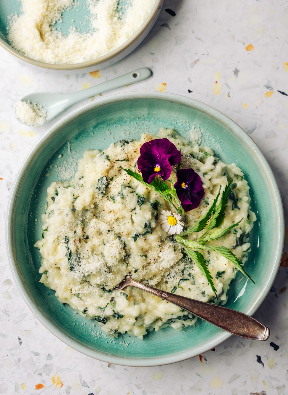 Brennnessel Risotto