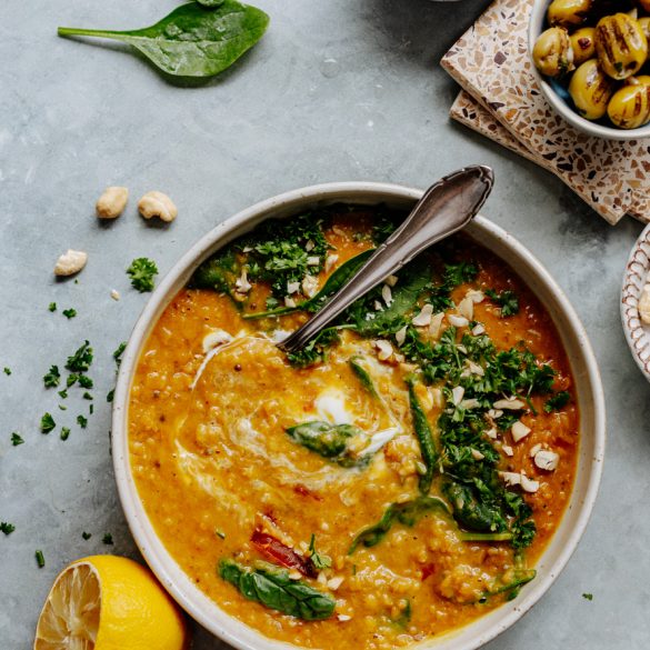 Spinach dahl with cardamom Klara`s Life