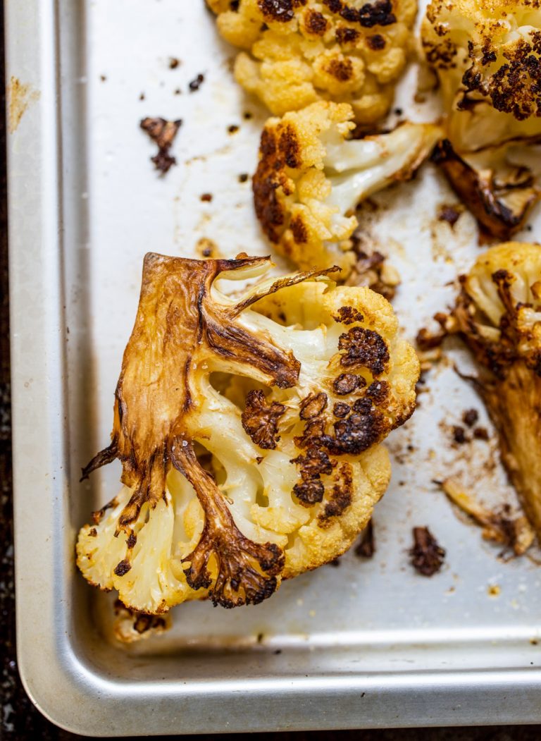 Gegrillter Blumenkohl mit Knoblauch Paprika Marinade - Klara`s Life