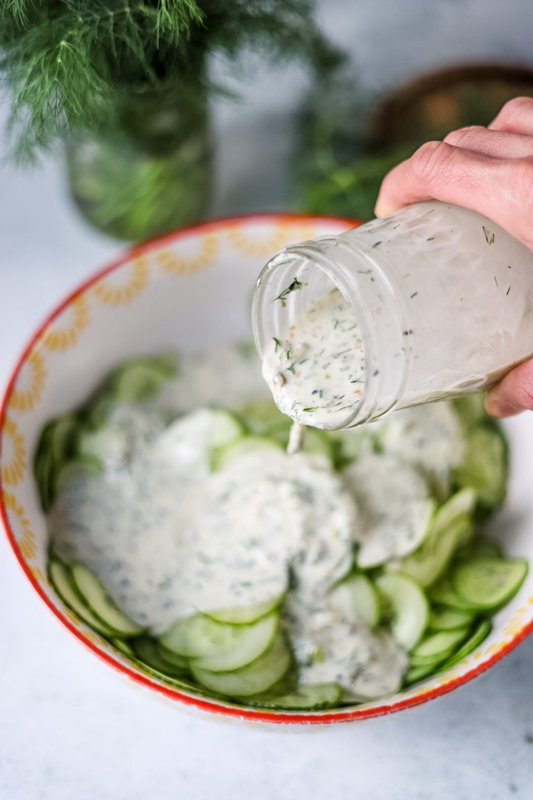Kräuter Joghurt Dressing - Salat Dressings - Klara`s Life